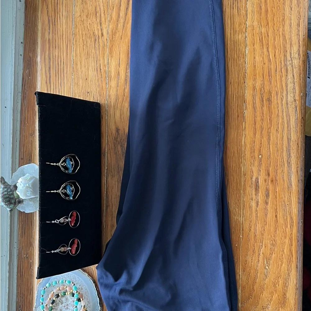 Zenana Navy Blue Leggings - Picture 2 of 3
